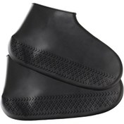 Resim Yağmur Için Su Geçirmez Silikon Ayakkabı Kılıfları Siyah S Siyah 