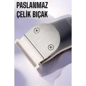 Resim Paslanmaz Çelik Bıçaklı Hassas Çelik Bıçaklı Tıraş Makinesi 