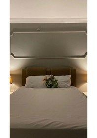 Resim Otel Tipi 10 Adet Tek Çarşaf, Çift Kişilik 63 Tel %100 Pamuk 240x280 Beyaz 