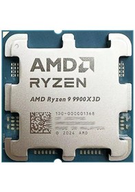 Resim Amd Ryzen 9 9900x3d 128mb 12çekirdekli O/b Uhd Am5 170w Kutusuz+fansız 