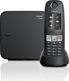 Resim E630 Siyah Telsiz Dect Telefon Işıklı Renkli Ekran Sms 