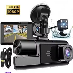 Resim DeftHike 1080p Araç içi 3 Kameralı Lcd Ekranlı Gece Görüşlü Kayıt Zorunlu Araç Kamerası Mevzuata Uygun 