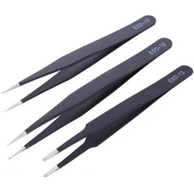 Resim Wellhise 3 Parça Antistatik Cımbız Seti (10-12-13) N11.1841 