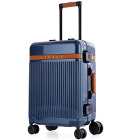 Resim Verage Gm20076w Alüminyum Kabin Boy Valiz-mavi Mavi 