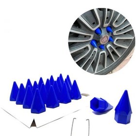 Resim Sivri Mermi Bijon Kapağı Sökme Aparatlı Mavi 19 Mm 