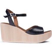 Resim Deery Lacivert Piton Kadın Sandalet Lacivert 