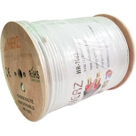 Resim Herz Hr-7003 Rg6U6 Anten Kablosu 80Tel 300Metre 