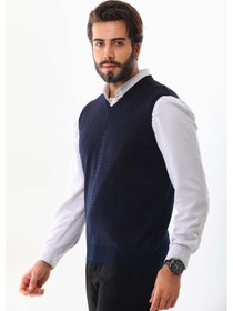 Resim Pelikan Erkek V Yaka Yün Süveter 4p10 Lacivert 