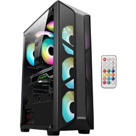 Resim Revenge Night Hunter 600W Dream Uzaktan Kumandalı 4 Rgb Fanlı Gaming Oyuncu Kasası 