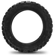 Resim 10 X 3.0 Elektrikli Scooter Lastiği Dayanıklı Dayanıklı Tubeless Katı Lastik Kaymaz Arazi Lastiği 10 İnç Elektrikli Scooter İçin Siyah 