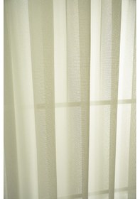 Resim Modern Doğal Kumlama Efektli Kalın Tül Perde Salon Oturma Odası Yatak Odası Antre Ekru 