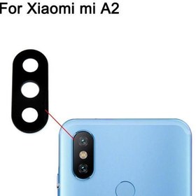 Resim Xiaomi Mi A2 Arka Kamera Camı (Çıtasız Sadece Cam) 