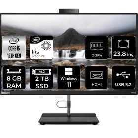 Resim Lenovo Thinkcentre Neo 30A i5 1240P All In One Bilgisayar 8GB RAM 2TB SSD 23.8" FHD Win11 Home + Per4 USB 12B0002CTXP354 