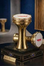 Resim YANKI BDR-06 Profesyonel Bakır Darbuka Bass Sahne Serisi Turkish Darbuc 