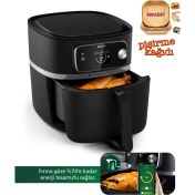 Resim Philips Otomatik Program ve Airfryer Yemek Isıtma 7000 Serisi Xxl Airfryer & Fritöz, Wı-Fı Uzaktan Bağlantı, 2kg, 8.3l Kapasiteli Hazne + Pişirme Seti 