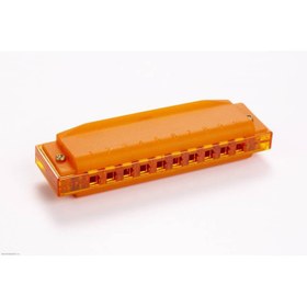 Resim Hohner Translucent Harp Mızıka - Turuncu (Do Majör) 