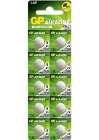 Resim Gp Lr 44-a 76-ag13-düğme Pil 1.5 Volt-10 Lu Kart 