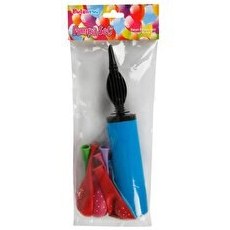 Resim Parti Balon Pompa Seti Mavi 