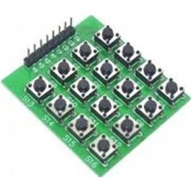 Resim Gözelerelektronik-Arduino Keypad 4X4 Matrix 16 Buton Switch Tuş Takımı 