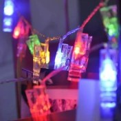 Resim Ozcmax Renkli Işıklı Mandallı Fotoğraf Albümü 10 Lu - Rgb 