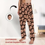 Resim Kişiselleştirilmiş Fotoğraf Erkek Pijama Pantolonu, Kişiselleştirilmiş Portre Baskılı Yenilikçi Uyku Giysisi, Rahat Gevşek Kesim Ev, Spor & Günlük Kullanım İçin Lounge Pantolon - Erkek Arkadaş veya Sevdikler İçin İdeal Hediye, Günlük Pijamalar | Eğlenceli Desenli Uyku Giysisi | Makinede Yıkanabilir Kumaş 