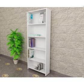 Resim Dekorister Cansu G 5 Raflı Kitaplık Beyaz 