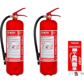 Resim 6 kg Kuru Tozlu Yangın Tüpü / 2 Adet 