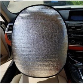 Resim Araç Direksiyon Güneşliği Araba Oto Direksiyon Güneşlik Direksiyon Güneş Koruyucu Kılıf Güneşlik 