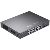 Resim RUIJIE REYEE Ruijie-reyee Rg-es218gc-p 16 Port Poe 10-100-1000 Mbps 2 Port Sfp Yönetilebilir Switch 
