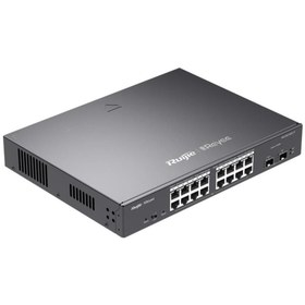 Resim RUIJIE REYEE Ruijie-reyee Rg-es218gc-p 16 Port Poe 10-100-1000 Mbps 2 Port Sfp Yönetilebilir Switch 