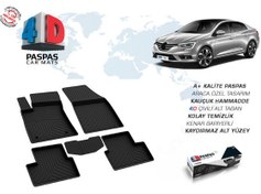 Resim Renault Megane 4 Sedan 4D Havuzlu Paspas Sol Kulaklı Bagaj Havuzu Seti 2016 ve Sonrası 