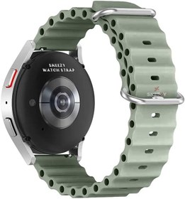 Resim Huawei Watch 4 46mm-Watch 4 Pro 22mm İle Uyumlu Seaflex Ocean Silikon Kordon Su Yeşili Su yeşili 