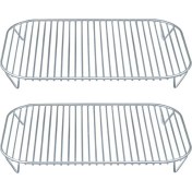 Resim 2pcs Paslanmaz Fırın Grill Raf Ninja Woodfire Için Hava Fritöz Sepeti OG701 OG75 7-1 Arada Hava Fritöz Net Sepetler Mutfak Aracı (Yurt Dışından) 