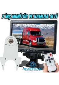 Resim 7 İnç Monitör Ve Tepe Kamera Seti Kayıt Yapmaz 12 Volt 