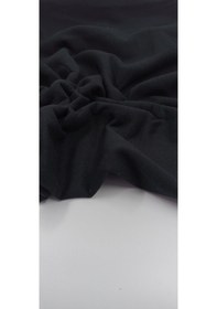 Resim Siyah Üç İplik Şardonlu Penye Kumaş 