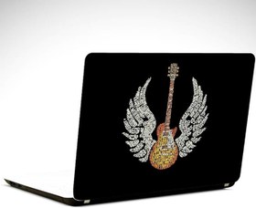Resim Gitar Kanatlar Laptop Sticker 10 İnch (25X19CM) 