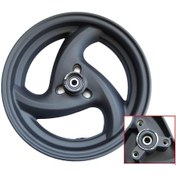Resim SKM SCOOTER 50 ÖN JANT 2.50-10 SİYAH (MİL ÇAPI 10 MM) 