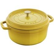 Resim Staub B La Cocotte Döküm Tencere Yuvarlak 24 cm Limon Sarısı 