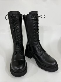 Resim Veldonetrend Deri orta boy çizme 