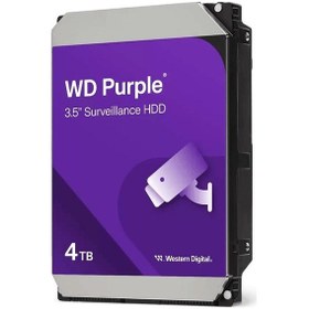 Resim 4 Tb Wd 3.5 Purple Sata3 5400rpm 128mb 7/24 Guvenlık Wd44purz 3 Yıl Resmı Dıst Garantılı 