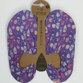 Resim Bonas Lila Kaydırmaz Taban Çocuk Havuz Ve Deniz Ayakkabısı - 24-26 