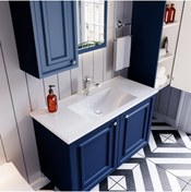 Resim Creavit Kayra Safir Blue Lavabo Dolabı 