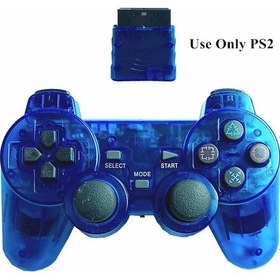 Resim Blue-2.4g Kablosuz Denetleyici Ps2 Gamepad İçin Ps2 Kablosuz Oyun Kolu İçin Ps2 Pc Android Telefon Oyun Denetleyicisi 