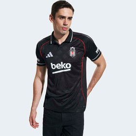 Resim adidas Beşiktaş Third Erkek Siyah Polo Yaka Forma 