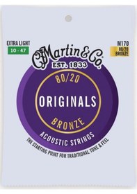 Resim Martin & Co. M170 80/20 Bronz Akustik Gitar Teli 