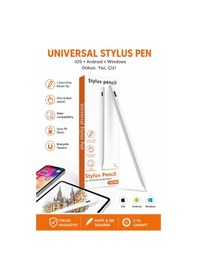 Resim Tcl Tab Nxtpaper/11/10s/10l/10/9/8/7/lite-le İle Uyumlu Stylus Dokunmatik Tablet Kalemi Beyaz 