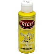 Resim Rich Akrilik Boya Metalik 120 CC Sarı 0742 