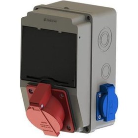 Resim Ne-ad Kombinasyon Kutusu 5x16a 1 Adet Ön+1x16a 2 Adet Yan 5027 