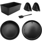 Resim VintageVo 6. 5 Qt ve 8 Qt Ninja Foodi, Hava Fritöz Pişirme Kiti, Yapışmaz Kaplama, Bulaşık Makinesi Güvenli Hava Fritöz Aksesuarları (Yurt Dışından) 