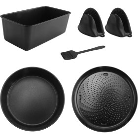 Resim VintageVo 6. 5 Qt ve 8 Qt Ninja Foodi, Hava Fritöz Pişirme Kiti, Yapışmaz Kaplama, Bulaşık Makinesi Güvenli Hava Fritöz Aksesuarları (Yurt Dışından) 